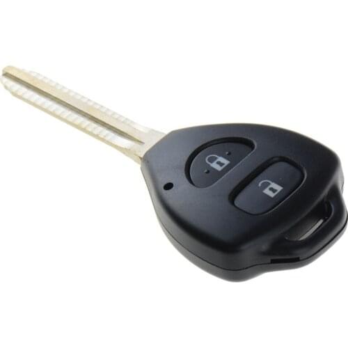 Remote Key Case Shell fit for TOYOTA Rav4 Corolla Hilux Prado 2 Button Fob OT8G