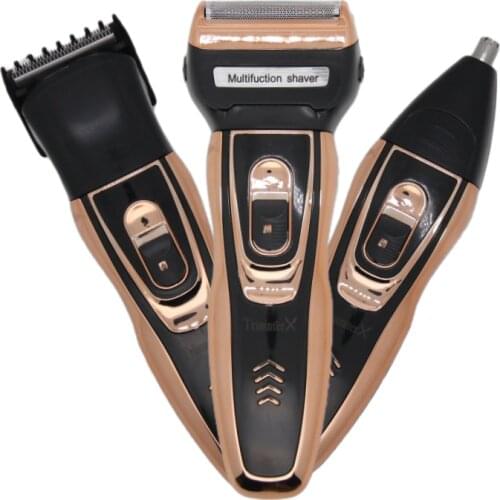 3in1 Multi-Functional Hair Clippers Nose Hair Trimmer Portable Professional Home Use Men Grooming Kit Electric Shaver