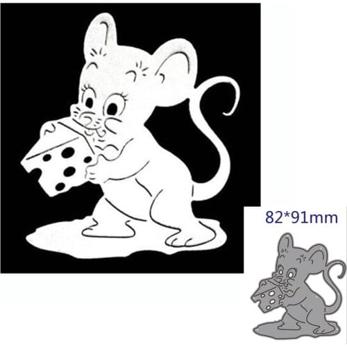 Metal cutting dies cut die mold Animal mouse decoration Scrapbook paper craft knife mould blade punch stencils dies