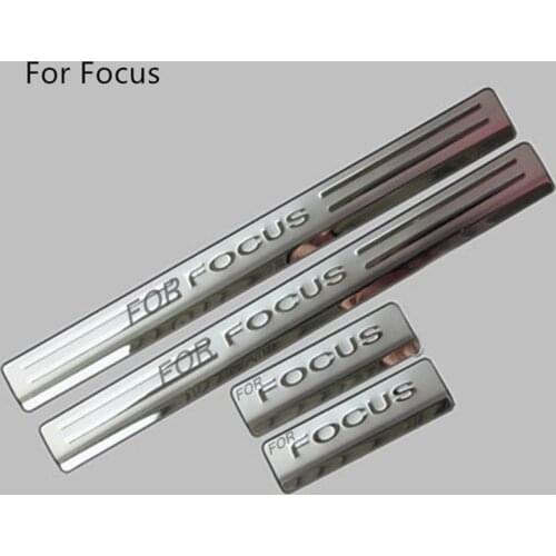 Stainless Steel Scuff Plate/Door Sill Door Sill For Ford Focus 2005 2006 2007 2008 2009 2010 2011 MK2 Sedan and Hatchback