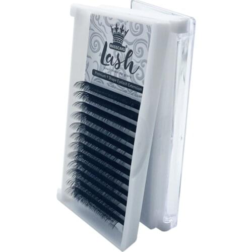 Fast Shipping 8-15mm eyelash extension private logo eyelashes extensions natural best selling c/d curl eyelash extensions