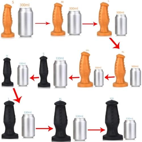 Huge Anal Plug Prostate Massage Anus Dilator Vagina Soft Silicone Big Butt Plug Stimulate Bdsm Anal Dildo Sex Toys For Women Me