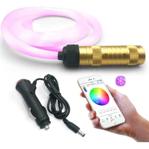 Optic Fiber Lights Smart APP control RGBW Starry Sky Effect Ceiling Light Optical Fiber Cable available Car Decoration