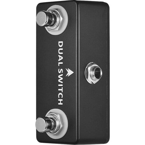 Mosky Guitar Effect Pedal True Bypass Single Tap Switch Dual Footswitch Electric Guitar Bass Effect Pedal Guitar Parts