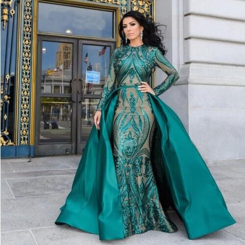 Sequined maxi dress full sleeved O neck stretch eimpire ball gown evening party maxi dress green burgundy