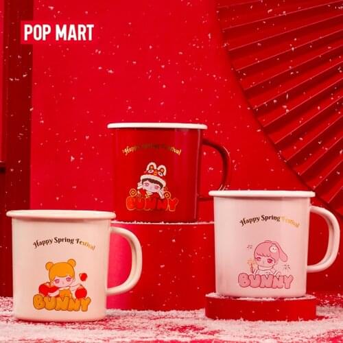 POP MART Limited Edition Bunny Enamel Cup Series Free Shipping