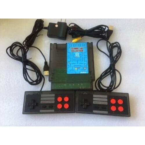 Retro Video Game Console NTSC And PAL-B TV Handheld Built-in 118 Classic Different Games Dual Gamepad 14 games can battery save