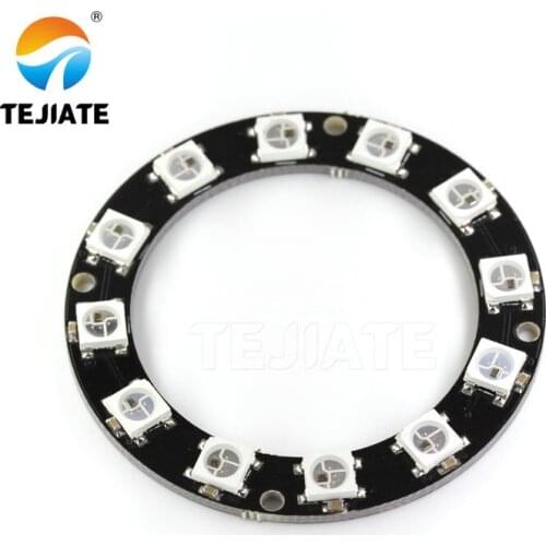 RGB LED Ring 12 Bits WS2812 5050 RGB LED With Integrated Driver Module