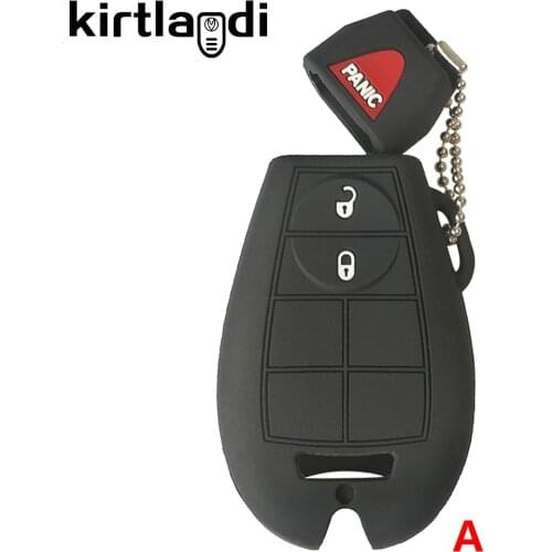 Silicone Key Holder Keychain Cover for Dodge Caravan for Chrysler Grand Voyager 300 C for Jeep Grand Cherokee Car Key Case Shell
