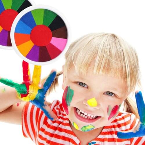 Funny Finger Painting Pad Non-toxic Safe Childrens Finger Paints DIY Finger Painting Craft Cardmaking For Kids Montessori Draw