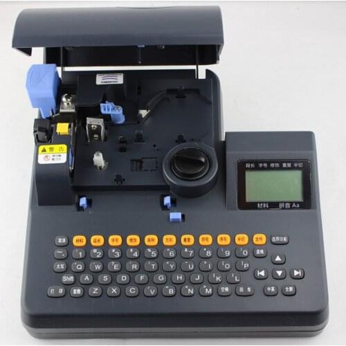 Shrinkable Tube Electronic Lettering Machine PVC Tube Printer Shrinkable Cable ID Printer Wire Marking Press Machine S-650