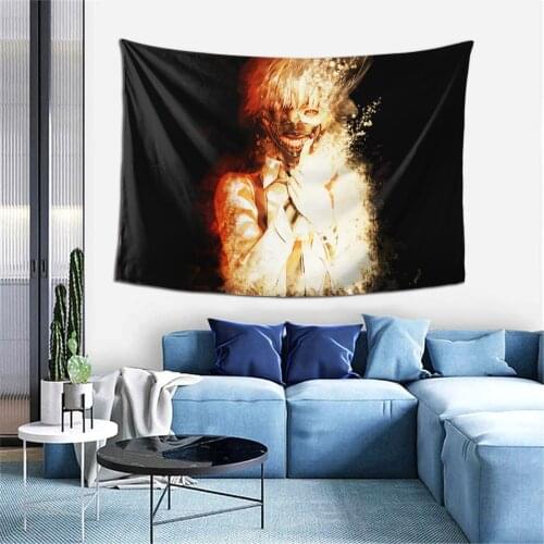 Tokyo Ghoul Tapestry Wall Hanging Bohemian Beach Mat TapestryYoga Mat Home Bedroom Tokyo Ghoul Art Tapestry