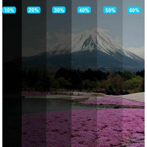 Sunice 50%VLT Light Grey Car Window Tint Film Nano Ceramic Solar Tints Heat Reduction Privacy film Self Adhesive Vinyl 100cmx7m