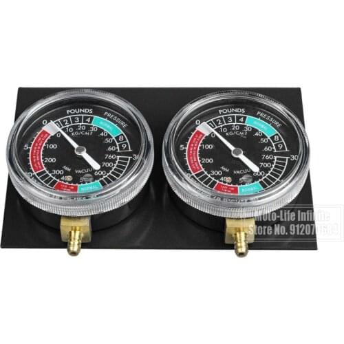 For Honda/Yamaha/Suzuki/Harley Universal Motorcycle Carburetor Vacuum Gauge Balancer Synchronizer Tool W/Hose Kit Tool Black