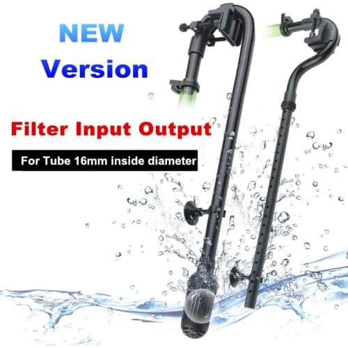External Aquarium Filter Canister Input Output Tube Rain Pipe For Sunsun 302B 303B Filter with 16/22mm Tube Aqurium Accessories