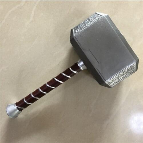 1:1 Cosplay Super Hero Weapon Hammer Figure Model Kids Gift Safety PU Material Hammer Costume Movie Role Playing 44cm