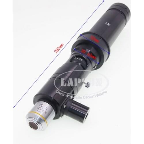 200X-2000X Zoom Stereo Industry Microscope Camera Coaxial Light Lamp Monocular 40mm/50mm Ring C-Mount Glass Lens