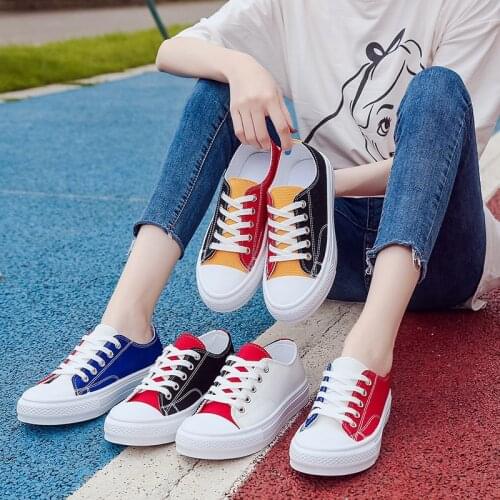 2021 Summer Small White Flat Sports Canvas Fashion Casual All-match Student Womens SHOES 35-40