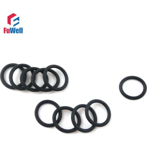50pcs Black Nitrile Rubber 2.65mm CS O Ring Seals 10.3mm-205.3mm OD NBR O Rings Sealing Gasket Washer