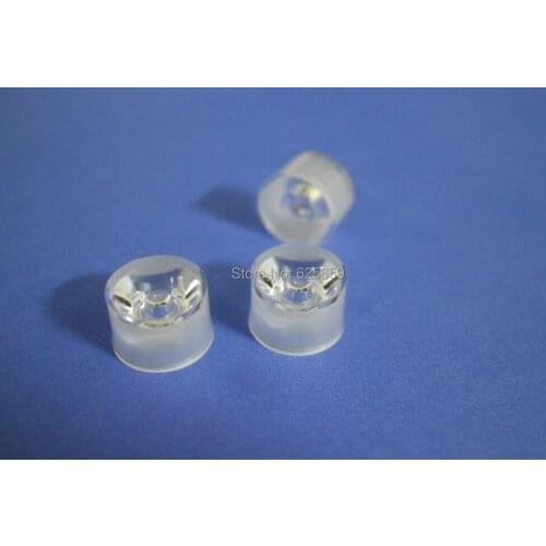 50pcs/lot 60 Degree waterproof led Lens Reflector Collimator Holder For 1W 3W 5W LED High-power Lamp Beads