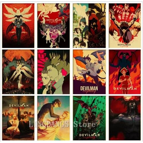 5d Diy Diamond Painting Anime Poster Devilman Crybaby Cross Stitch Diamond Mosaic Embroidery Handmade Art Set Home Decor Gift