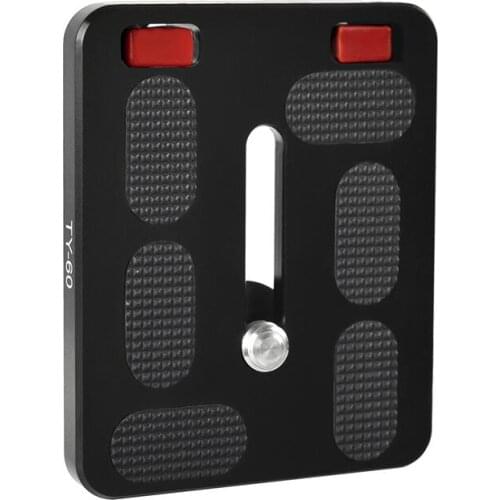 Quick Release Plate Sirui TY60 For Digital SLR Cameras Ball Heads International Standard Screws Safe Fast Set QR Plate