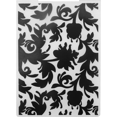 Flower in the Wind Embossing Folders Plastic DIY Scrapbooking Embossing Paper Craft Card Making Decoration Supplies Stencil