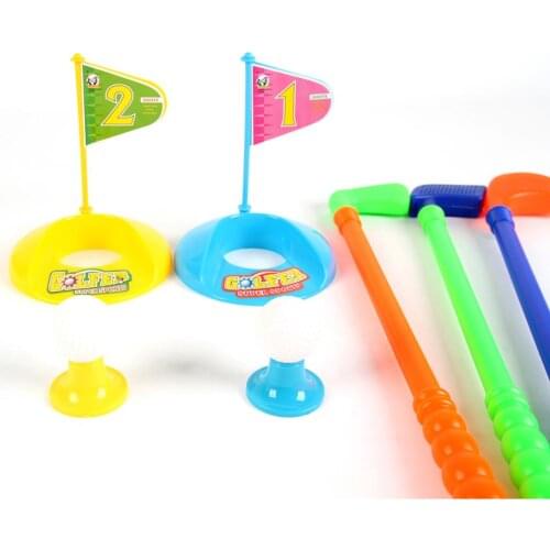 Children Mini Golf Club Ball Flag Set Professional Kids Outdoor Golf Sports Games Toys Multicolor Parent-child Interactive toy 4