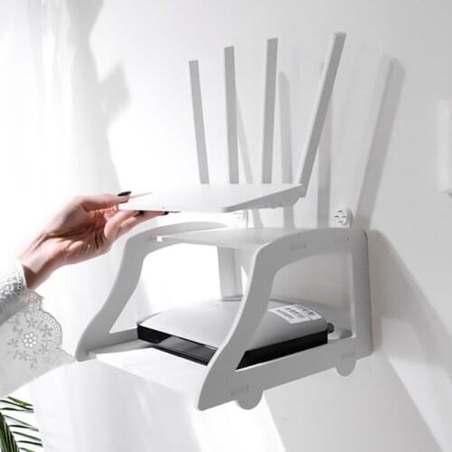 Double Layer TV Screen Top Storage Shelf Rack Holder Computer Monitor Desktop Stand RouterRack Display Shelf Organizer Bracket