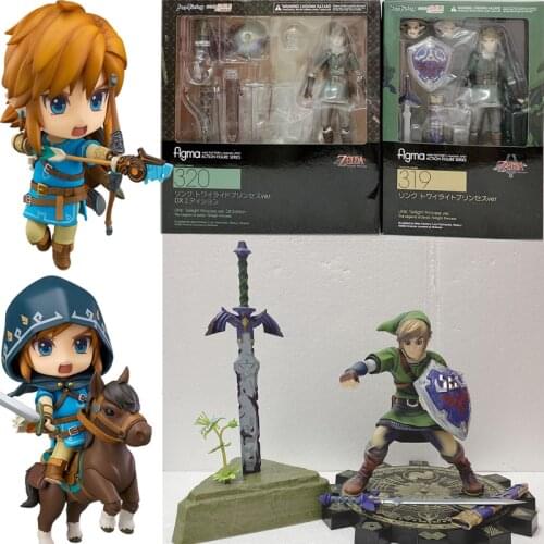 Link Zelda Figure Breath of the Screechers Wild 733 733-DX Deluxe Version Zelda Action Figure Model Toy Gift for Christmas