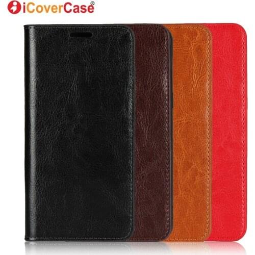 Flip Cover For Samsung Galaxy M10 Case Luxury Phone Accessory Coque for Samsung M10 SM-M105 Global Genuine Leather Stand Wallet