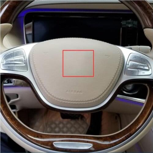 Round Emblem Badge for Maybach S320L S400 S500 S600 S680 Car Styling Steering Wheel Center Sticker Hood Cover Lay Logo with Pins