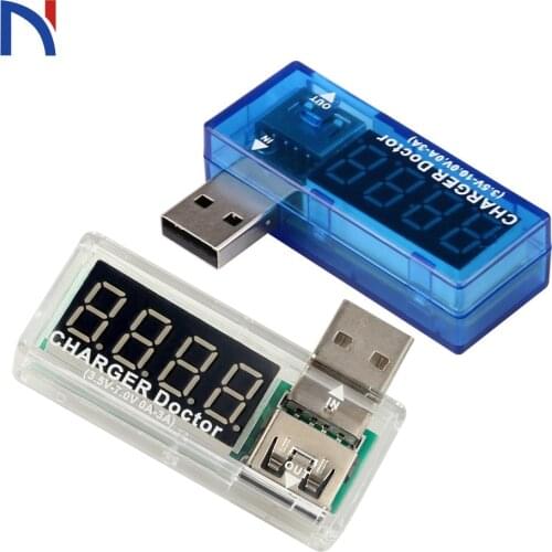 Mini USB Tester Charger Doctor Voltmeter Ammeter Smart Electronics Digital USB Mobile Power Charging Current Voltage Meter