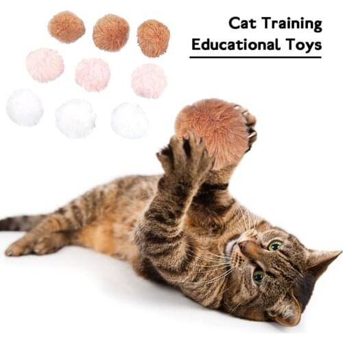 1pcs Soft Toys Ball Cat Training Educational Toy Color Grinding Claw Filled Support Dropshipping Home Pet Products Cat Supplies