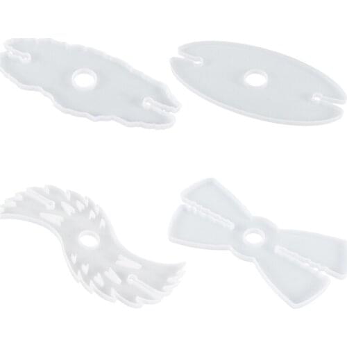 N7MF Crystal Epoxy Red Wine Shelf Cup Pad Resin Mold Irregular Wine Rack Silicone Mould DIY Crafts Making Tools