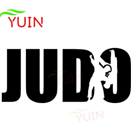 Car Sticker Decor Motorcycle Decals Judo Sports Wrestling Fighter Fashion Decorative Accessories Creative PVC Sunscreen Decal