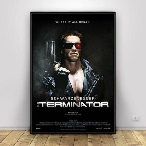 The Terminator Movie Art Posters Canvas Painting Posters and Prints Wall Art Picture Cuadros Home Decoration Room Decor