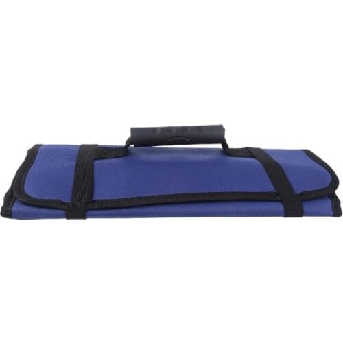 Red Blue Black Electrician Tool Organizer Rolling Tool Pouch Multi-Purpose Tool Bag Suitable for Electrician Work