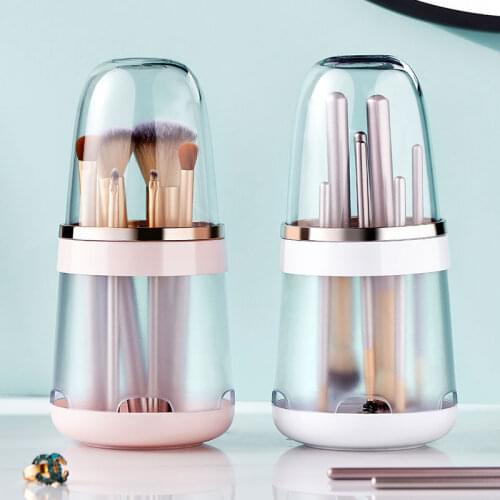 Cosmetic Organizer Makeup Storage Box Makeup Brush Holder Eyebrow Pencil Display Stand Fashion Pen Holder Desktop Dustproof