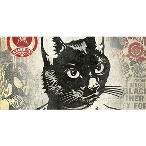 Shepard Fairey Graffiti pattern cool and big beach towel super soft bamboo fiber bath towels for gym travel shower 140x70cm