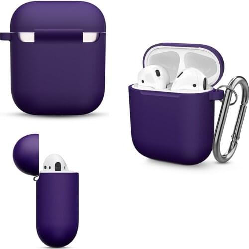 Silicone Cases For Apple Airpods 1 2 Protective Shockproof Wireless Earphone Case Cover For Apple Air 2 1 Case Charging Box Bags