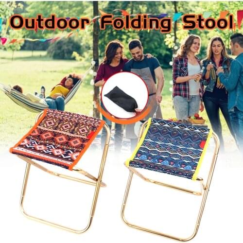 Outdoor Folding Chair small stool seat aluminum alloy adult Lightweight Picnic Camping Chair Foldable Outdoor Furniture