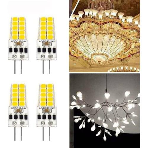 8PCS G4 LED Bulb AC/DC12V-24V 3W LED G4 Light 20LED 360 Beam Angle Light 2835SMD Replace 30W Halogen Lamp