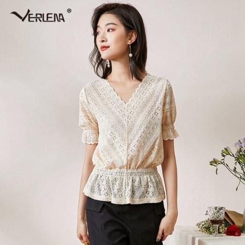 Verlena Beige Blouses