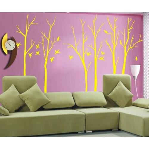 High quality Large1.8m / 2.3m amazing wall art decals branches parlor room vinyl wall decals decorate Y-32