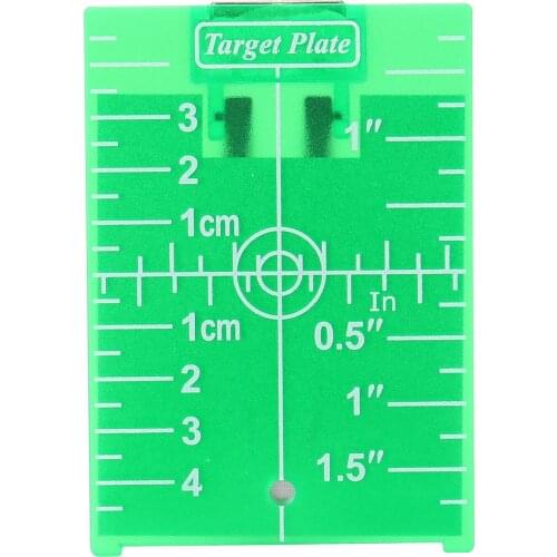 1 Pcs Plastics Laser Target Board Plate for Rotary Crossline Laser Level Distance Infrared Laser 2-line Level Meter