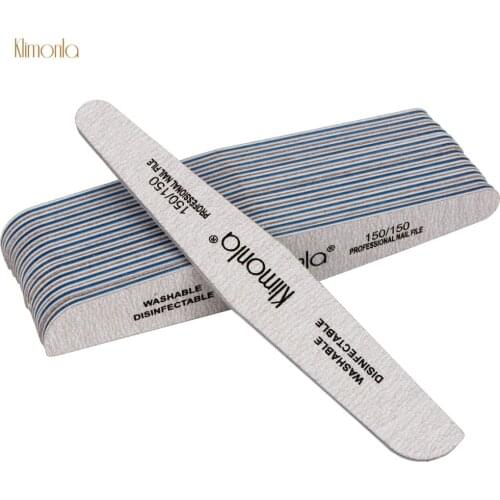 10Pcs/lot Gray Nail File limas para Manicura 150 strong lime a ongle Professionel Manicure Tools Nail Acessorios