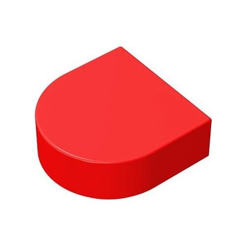 10 PCS Brick 24246 35399 1x1 Side Arc Light Panel Technical Parts Parts DIY Compatible Brand Educational Tech Parts Toys