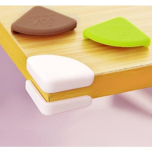 4Pcs/set Baby Safe Corner Protector Soft Silicon Table Desk Corner Guard Children Safety Edge Guards for Baby Kids Protection