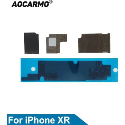 Aocarmo For iPhone XR Motherboard Thermal Conductivity Graphite Paper Heat Sink Radiatin Rib Dissipation Sticker